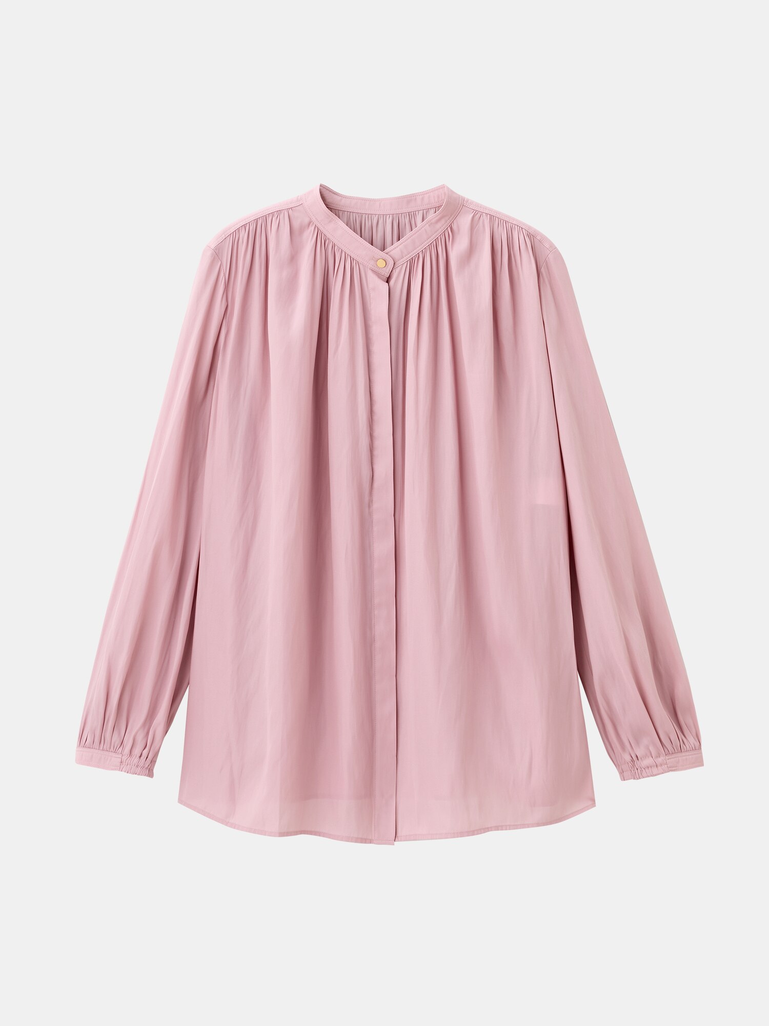 PLST(プラステ)公式 | ヴィンテージサテンメタルボタンブラウス