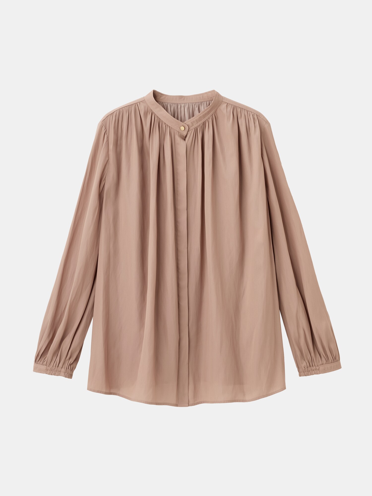 PLST(プラステ)公式 | ヴィンテージサテンメタルボタンブラウス