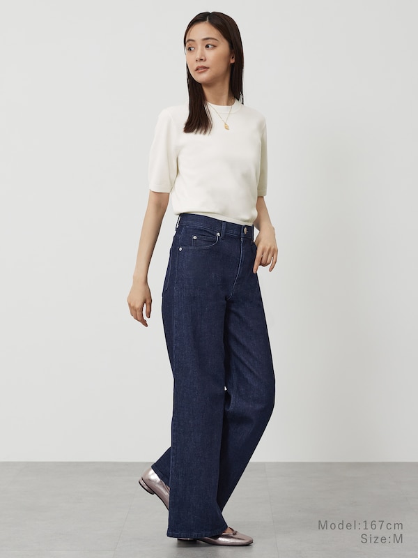 メリノウールブレンドニットT