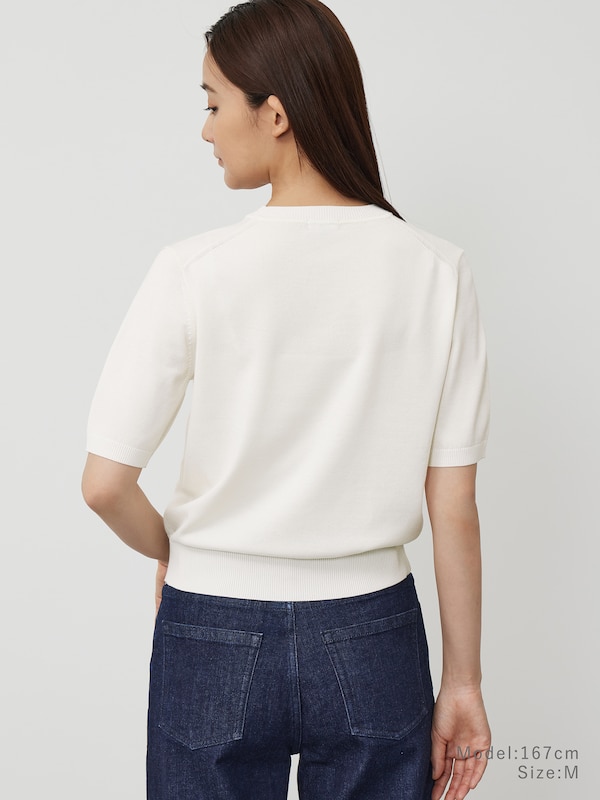 メリノウールブレンドニットT