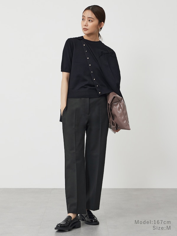 メリノウールブレンドニットT