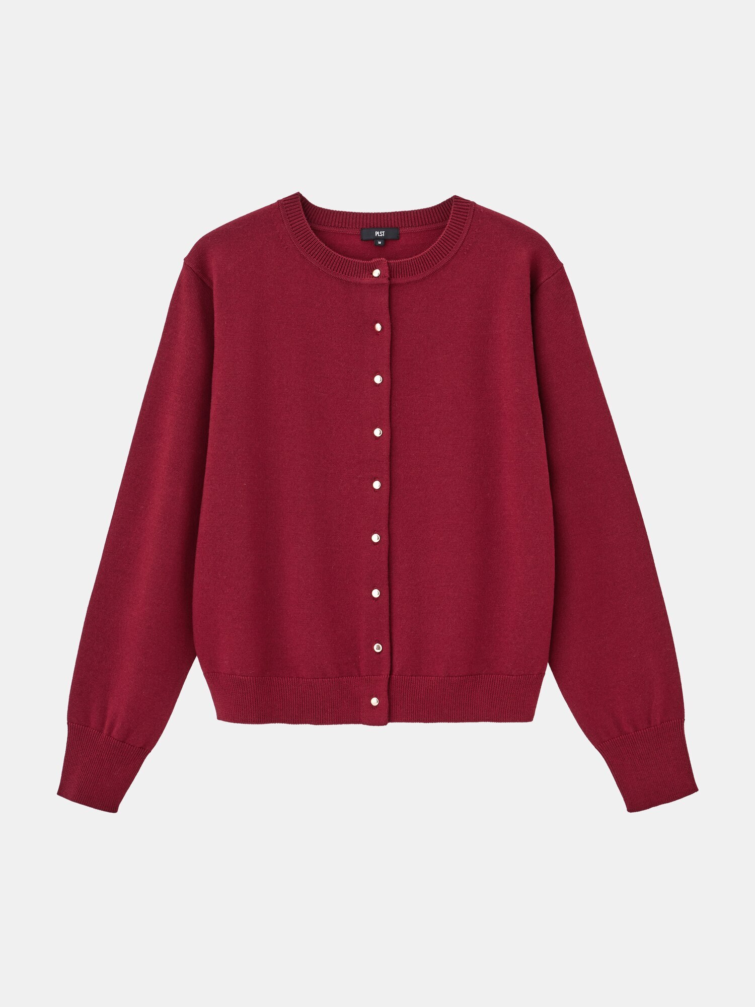 PLST(プラステ)公式 | メリノウールブレンドメタルボタンカーディガン
