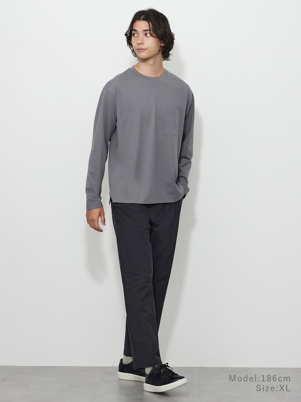 ストレッチコットンブレンドポケットTシャツ