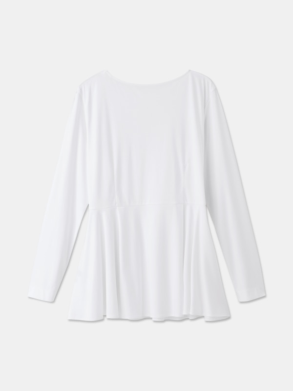 グロスジャージーレイヤードインナー（ペプラム）