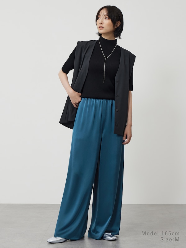 ハイストレッチトリコットペプラムジレ