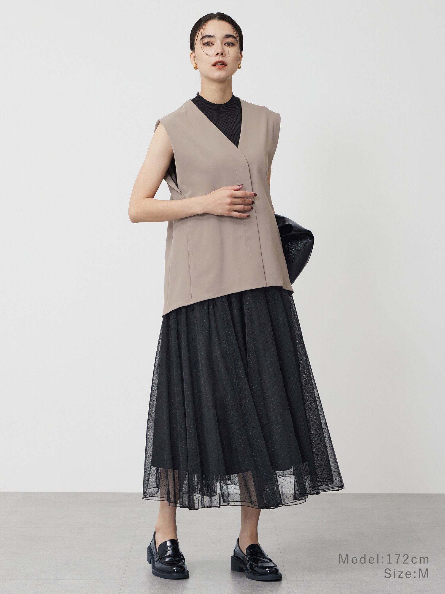 PLST(プラステ)公式 | ハイストレッチトリコットペプラムジレ