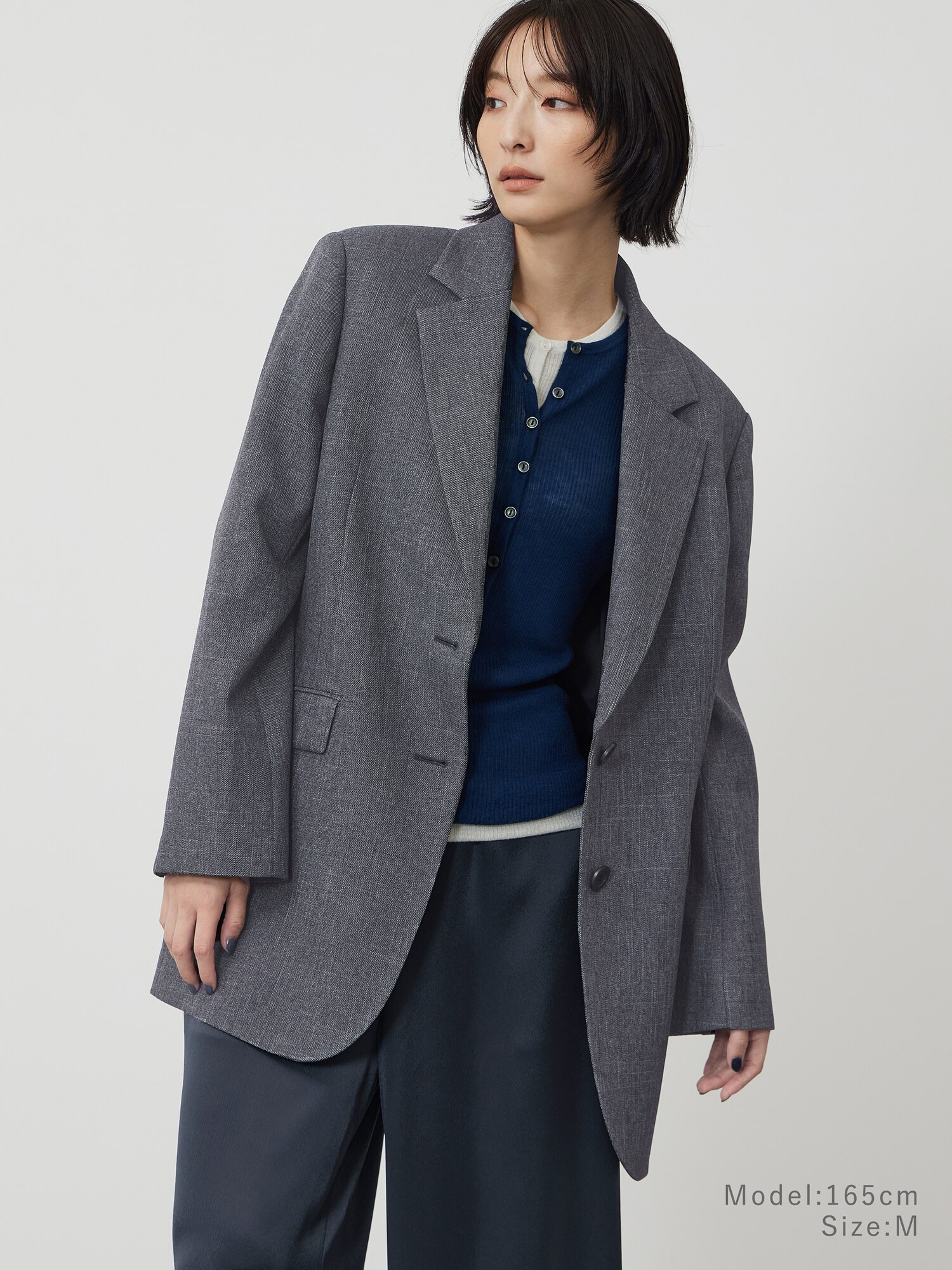 プラステ　ジャケット　グレー PLST(プラステ)公式 | ジャケット(レディース)