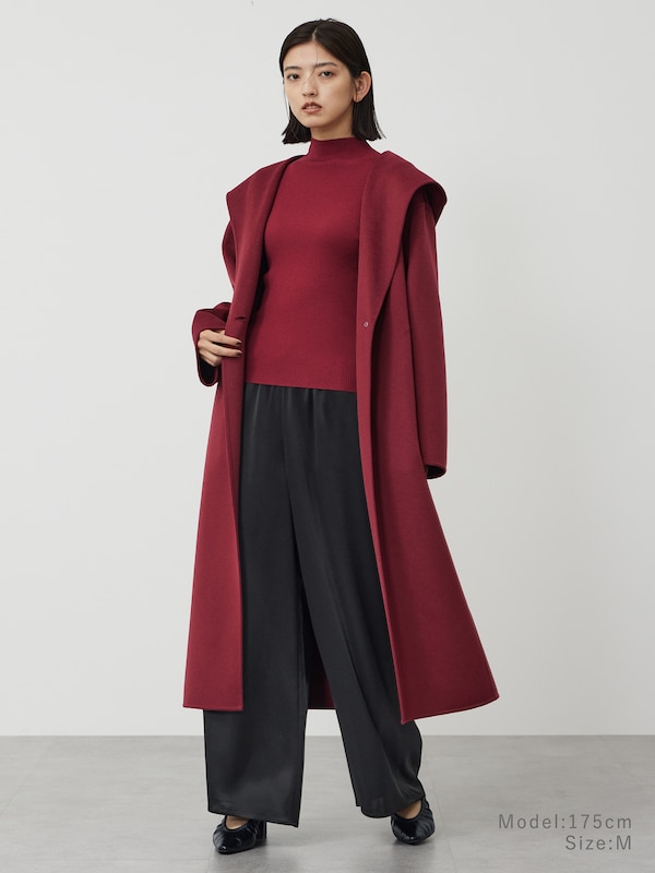 トリアセサテンフルレングスイージーパンツ