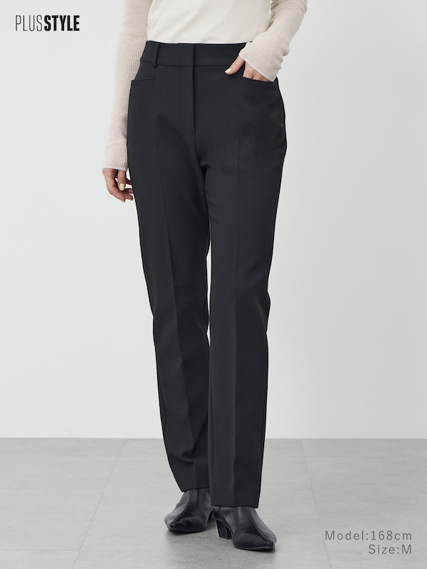 スリムストレートパンツ（シェイプリザーブ）