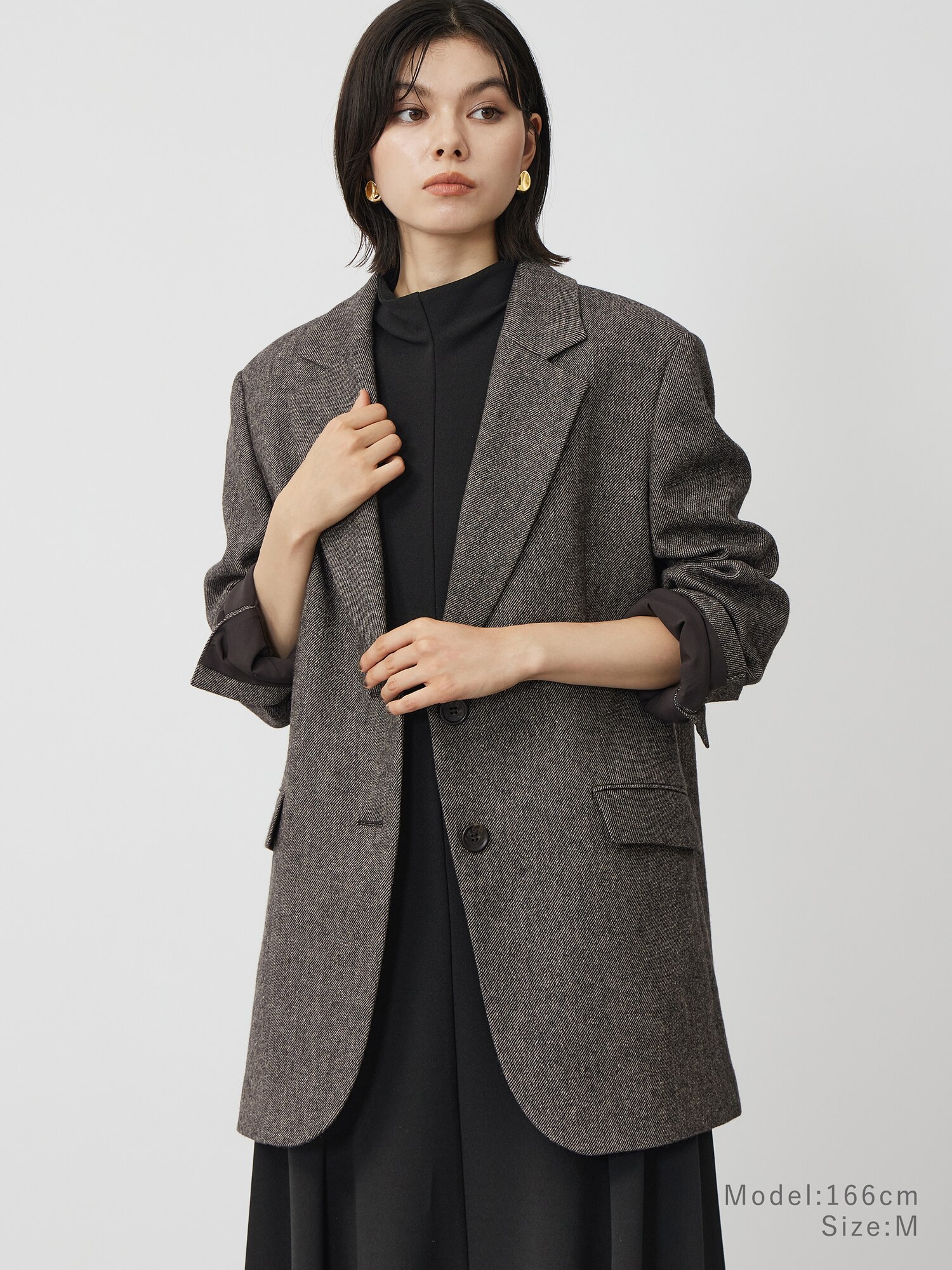 PLST(プラステ)公式 | ウールブレンドオーバーサイズテーラードジャケット