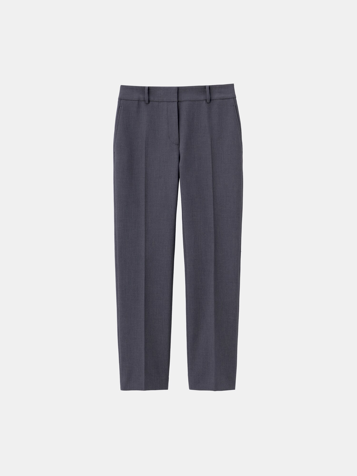 美品 M【PLST(プラステ)ノーカラーパンツスーツ】ウォームリザーブ PLST(プラステ)公式 | スティックパンツ（ウォームリザーブ）