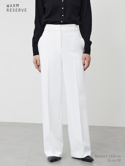 【丈長め】ワイドパンツ（ウォームリザーブ）