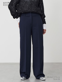 【丈長め】ワイドパンツ（ウォームリザーブ）