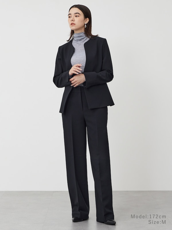 【丈長め】ワイドパンツ（ウォームリザーブ）