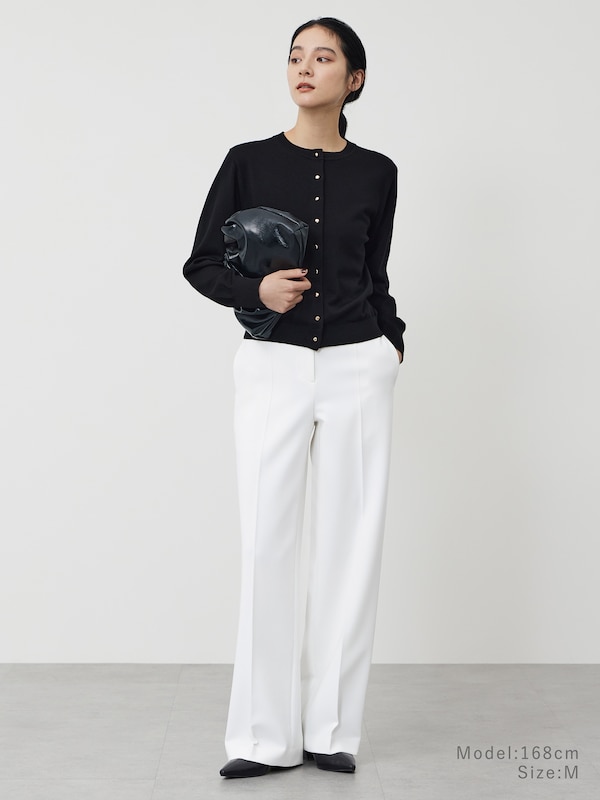 【丈長め】ワイドパンツ（ウォームリザーブ）