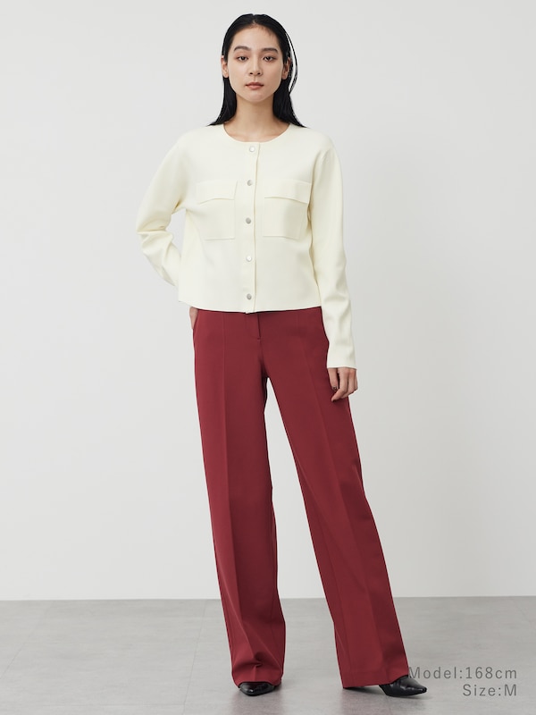 【丈長め】ワイドパンツ（ウォームリザーブ）