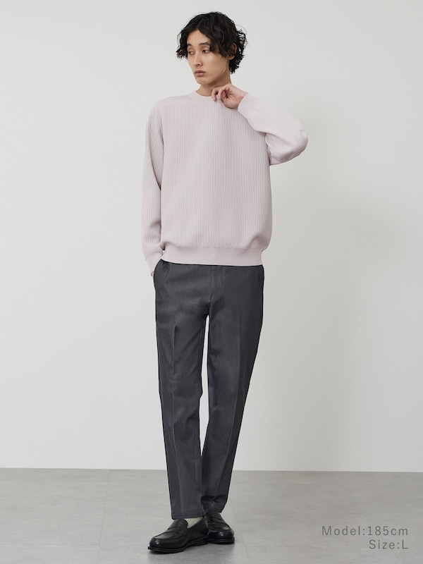 ライトウェイトクルーネックセーター