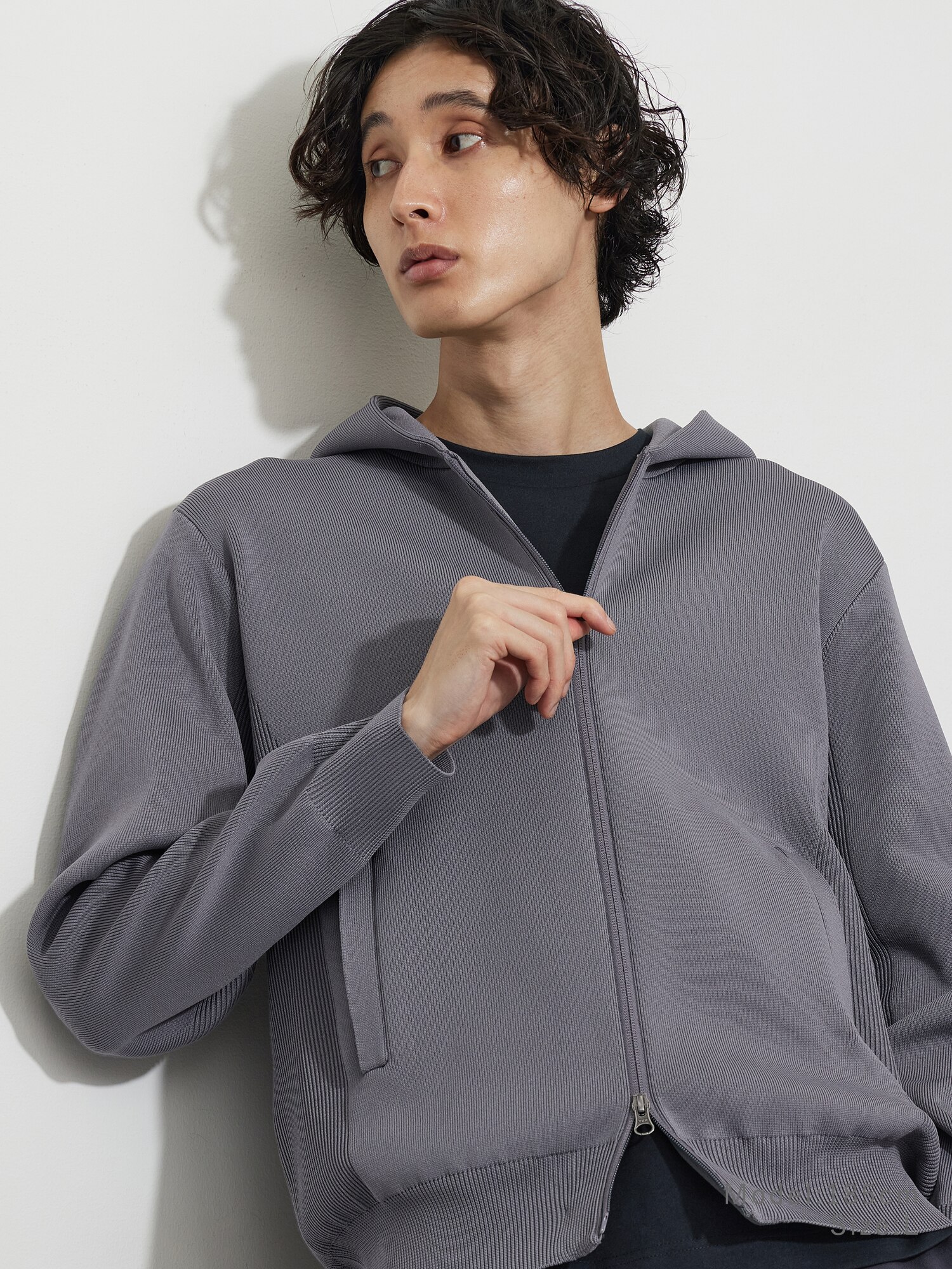 PLST - 【オシャレ⭐PLST】グレー　ジップジャケット　サイズS PLST グレー ジャケット Sサイズ - メルカリ