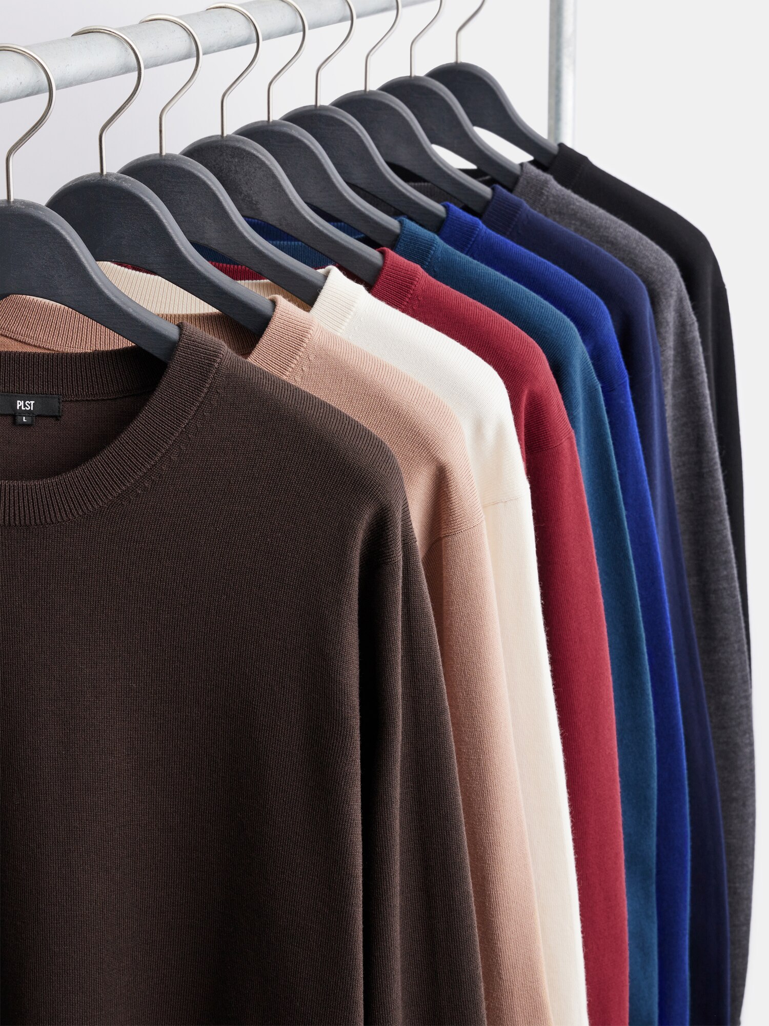 PLST(プラステ)公式 | メリノウールブレンドクルーネックセーター