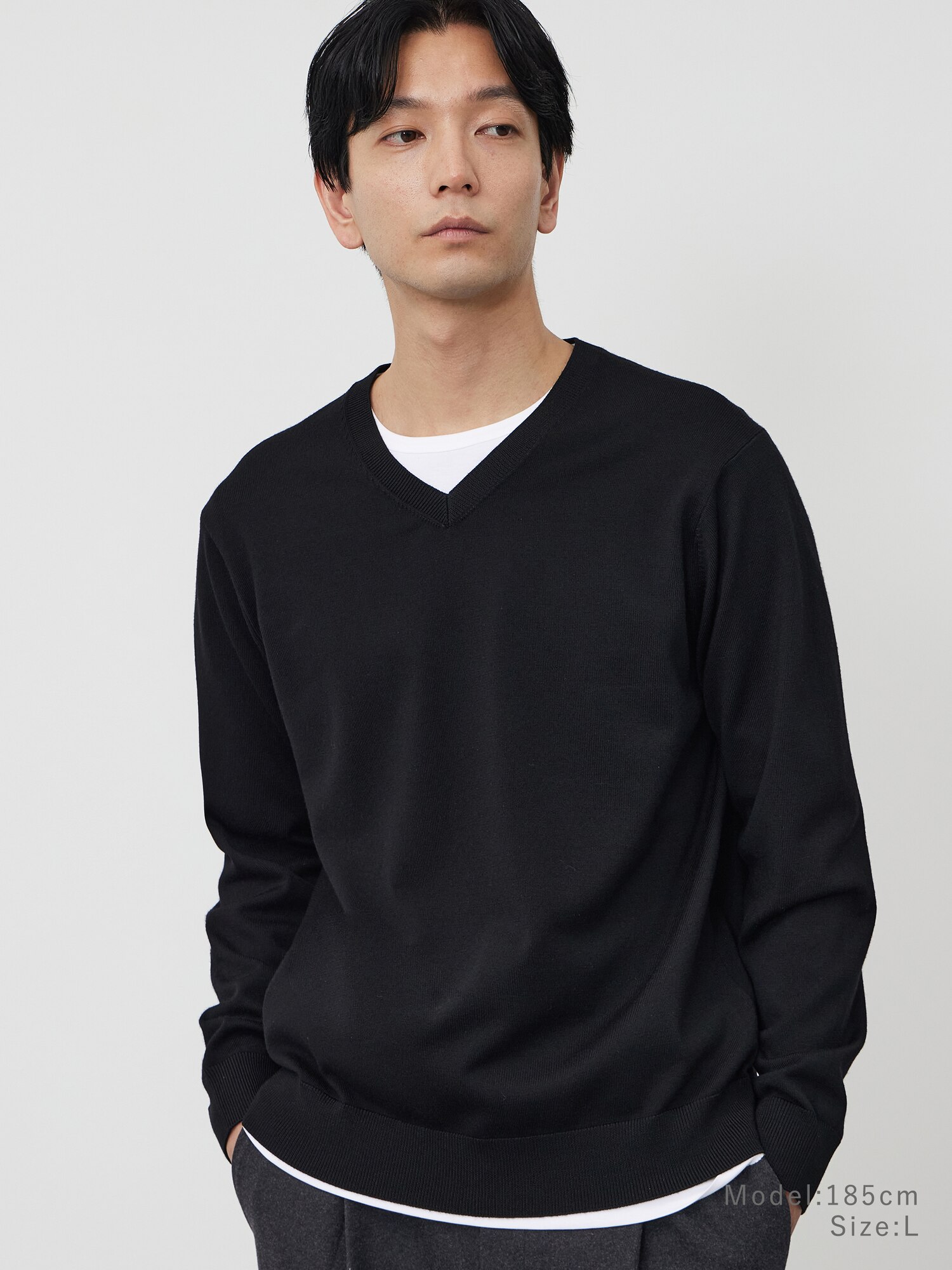 新品　plst プラステ　ニット　M ブラック　黒 PLST - PLST プラステ ニット セーター sizeM/黒 □◇ レディースの