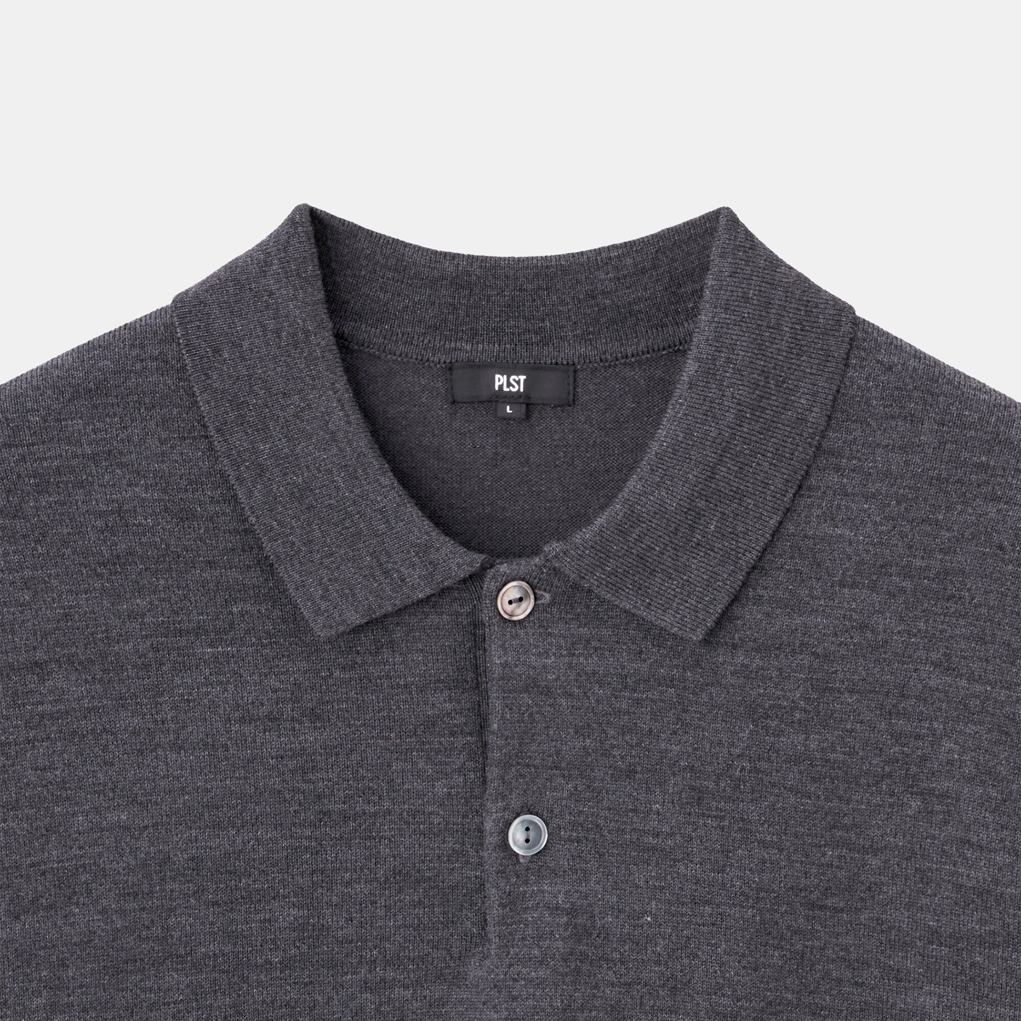 PLST(プラステ)公式 | メリノウールブレンドポロシャツ