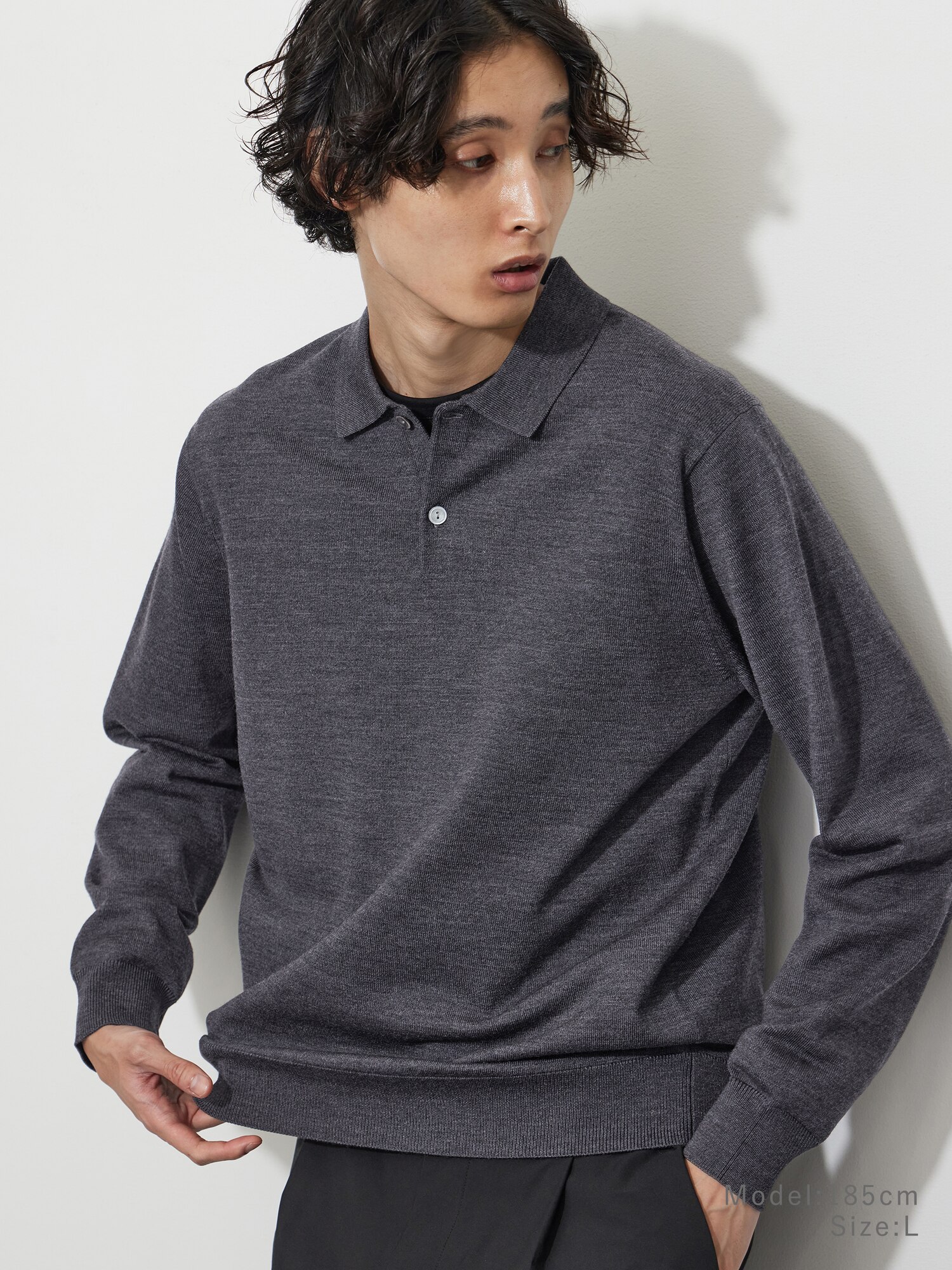 PLST(プラステ)公式 | メリノウールブレンドポロシャツ