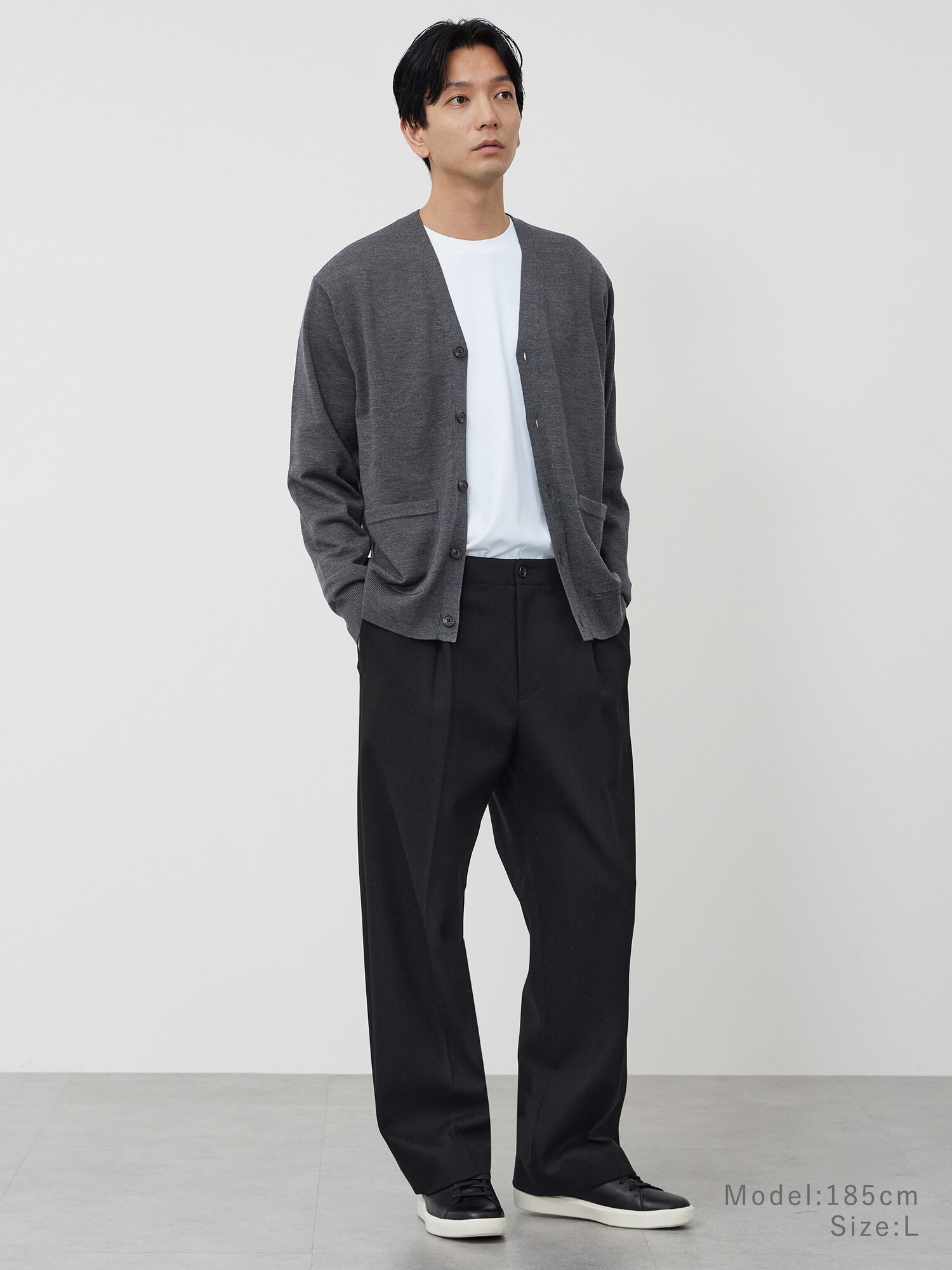 PLST(プラステ)公式 | メリノウールブレンドカーディガン