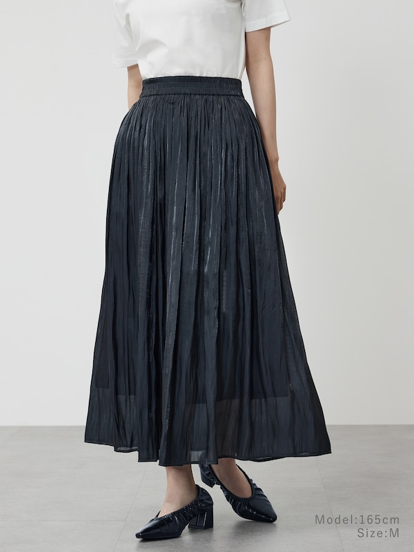 シャイニーギャザースカート