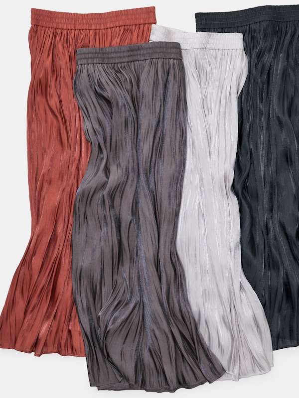 シャイニーギャザースカート