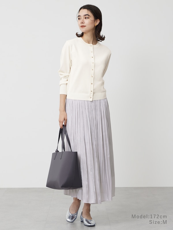 シャイニーギャザースカート