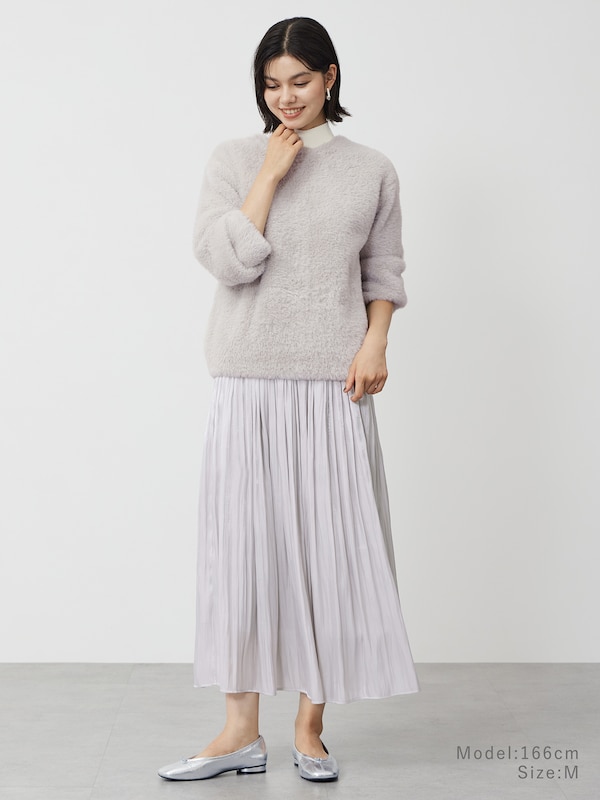 シャイニーギャザースカート