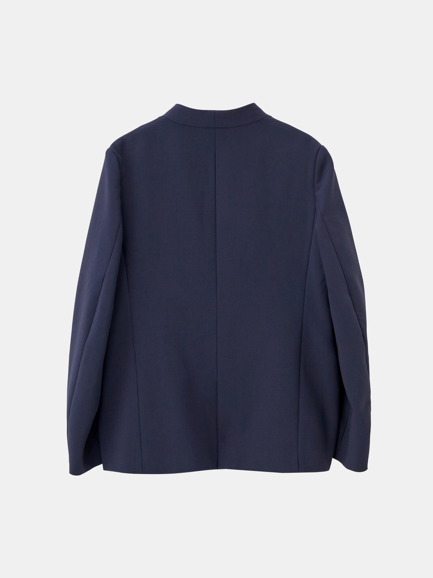 極美品❤︎PLST ウォームリザーブ カラーレスジャケット パンツ セット 紺 極美品❤︎PLST ウォームリザーブ カラーレスジャケット パンツ