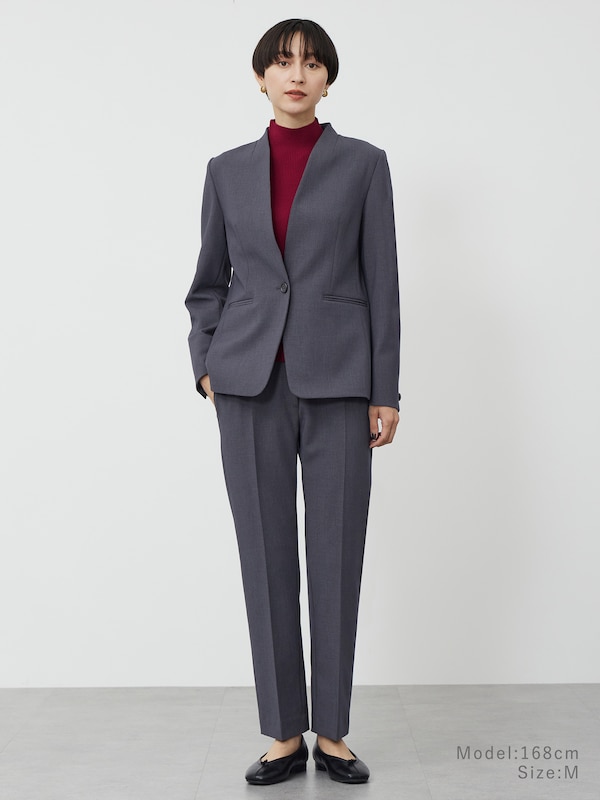 ウォームリザーブカラーレスジャケット