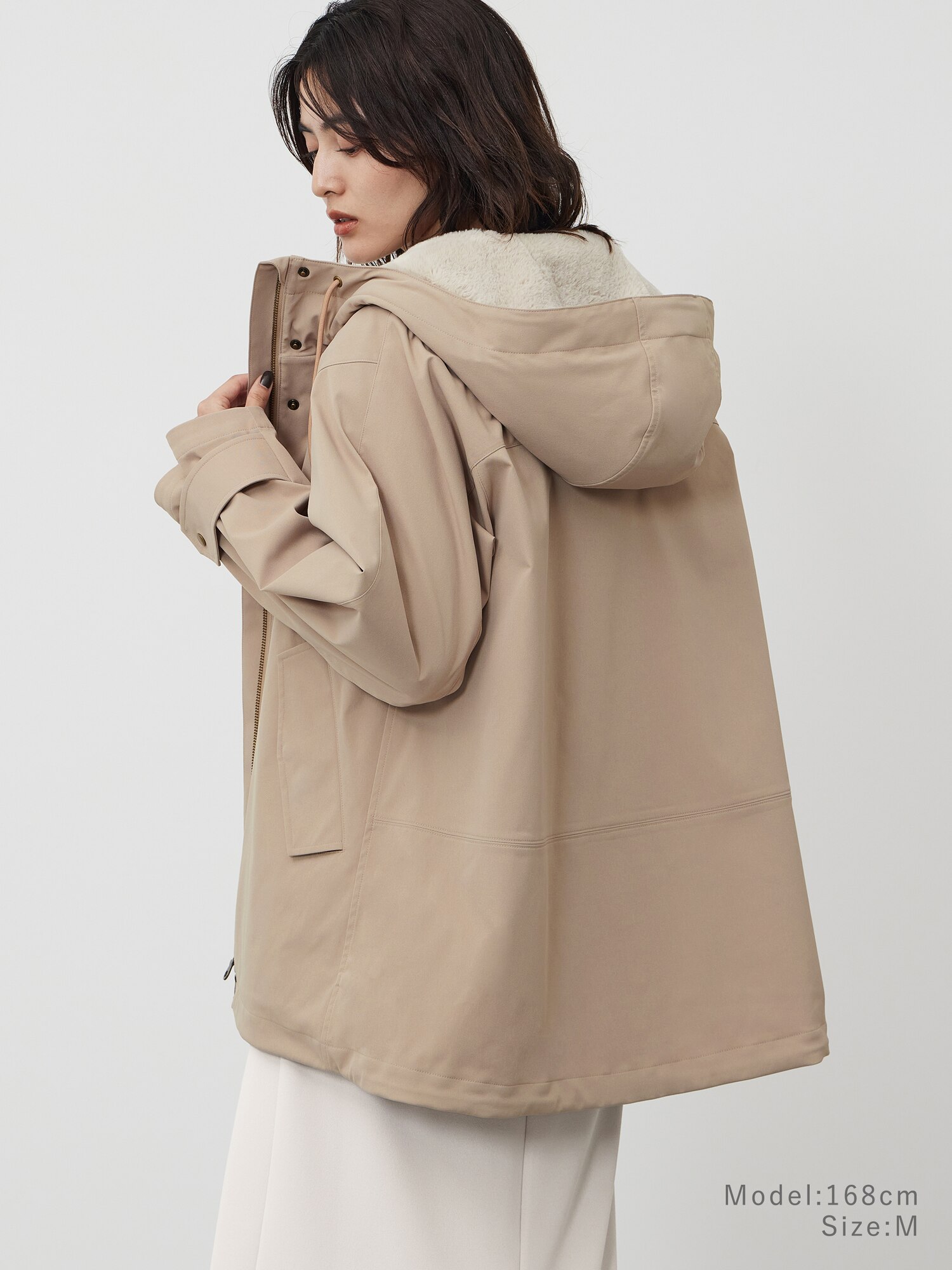 reko　プラステ　マウンテンパーカー 3WAY ベージュ　Lサイズ PLST(プラステ)公式 | マウンテンパーカ