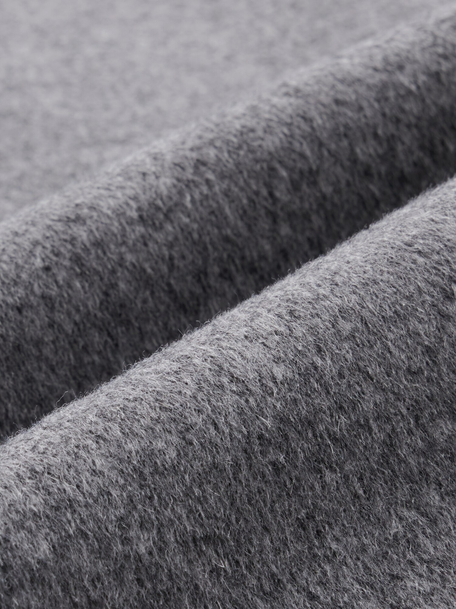 PLST(プラステ)公式 | ウールブレンドリバーカラーレスロングコート