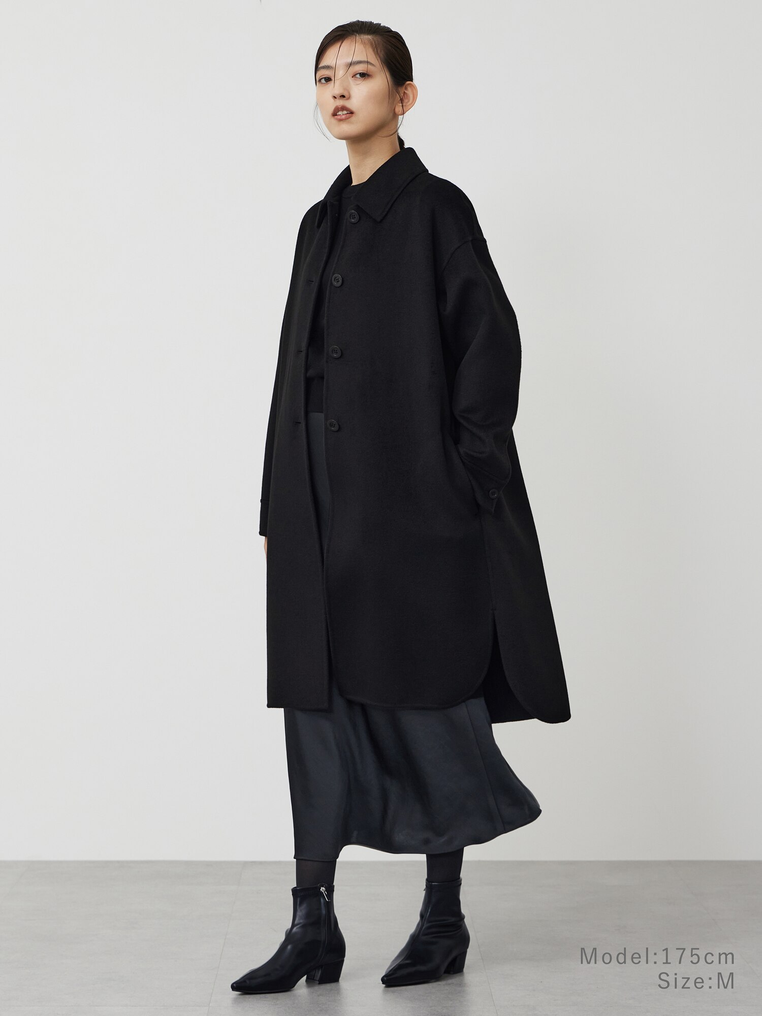 PLST(プラステ)公式 | ウールブレンドリバーシャツコート