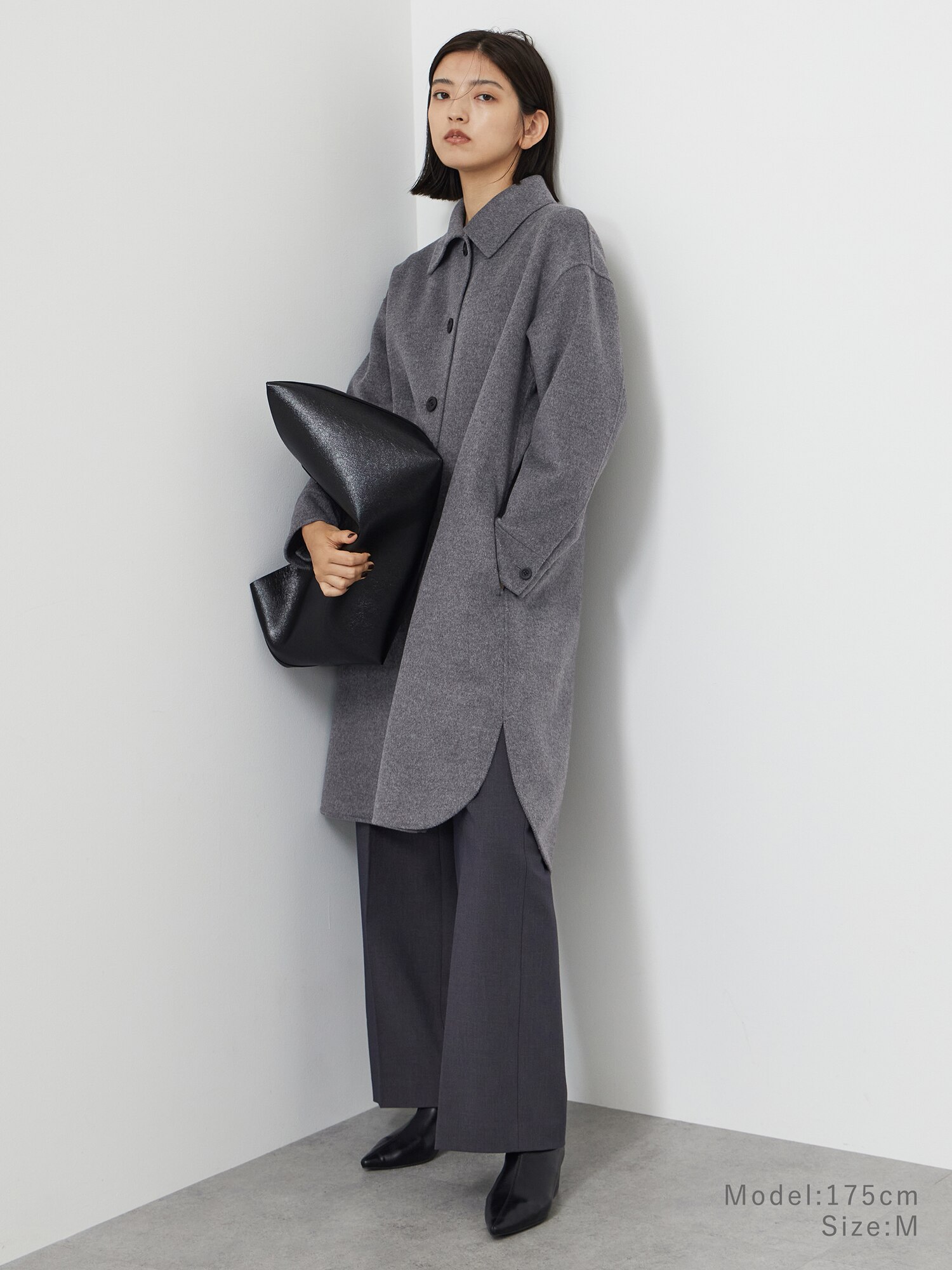 PLST(プラステ)公式 | ウールブレンドリバーシャツコート