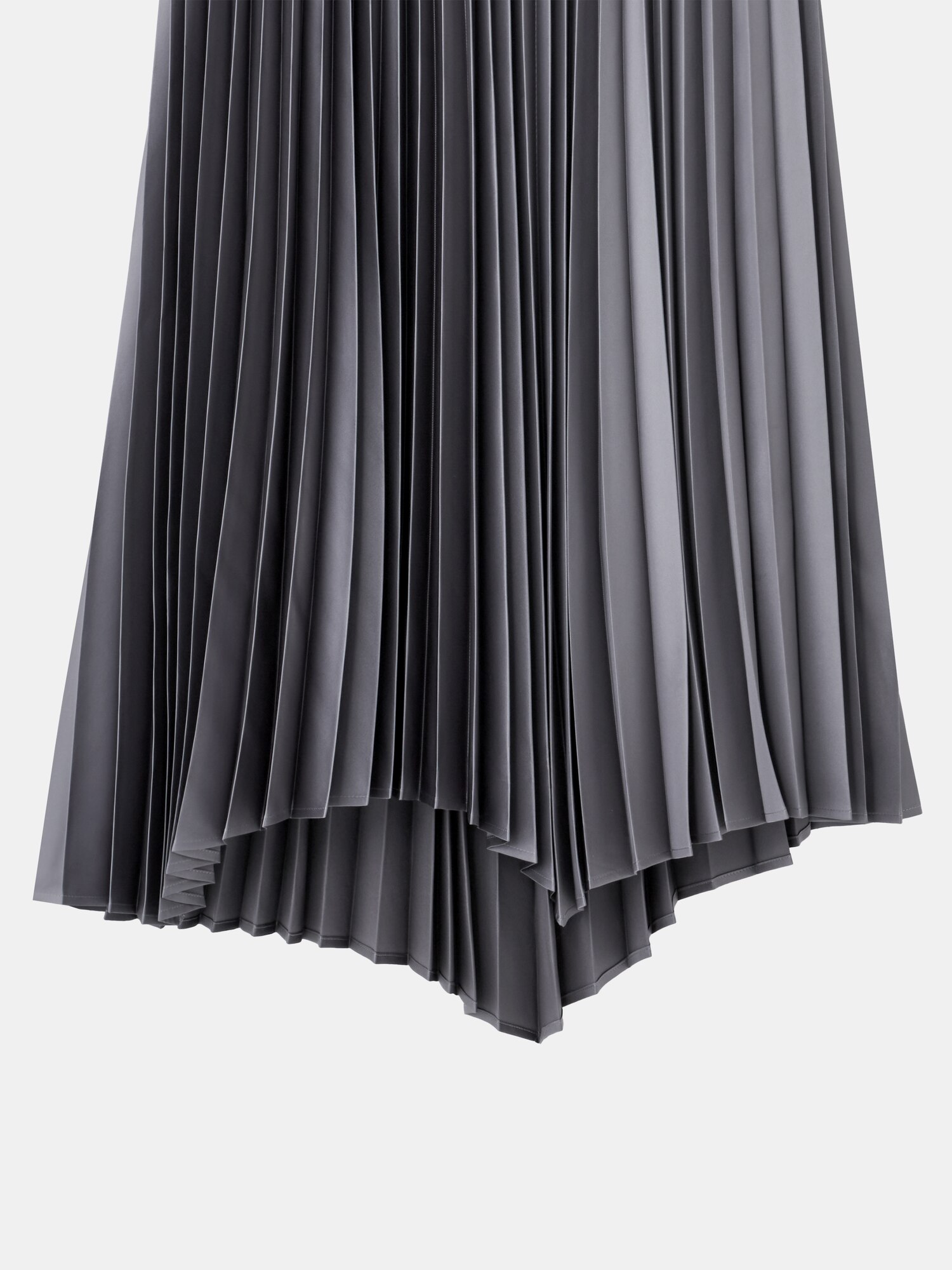 【新品同様】PLST サテンイレギュラーヘムプリーツスカート PLST(プラステ)公式 | サテンイレギュラーヘムプリーツスカート