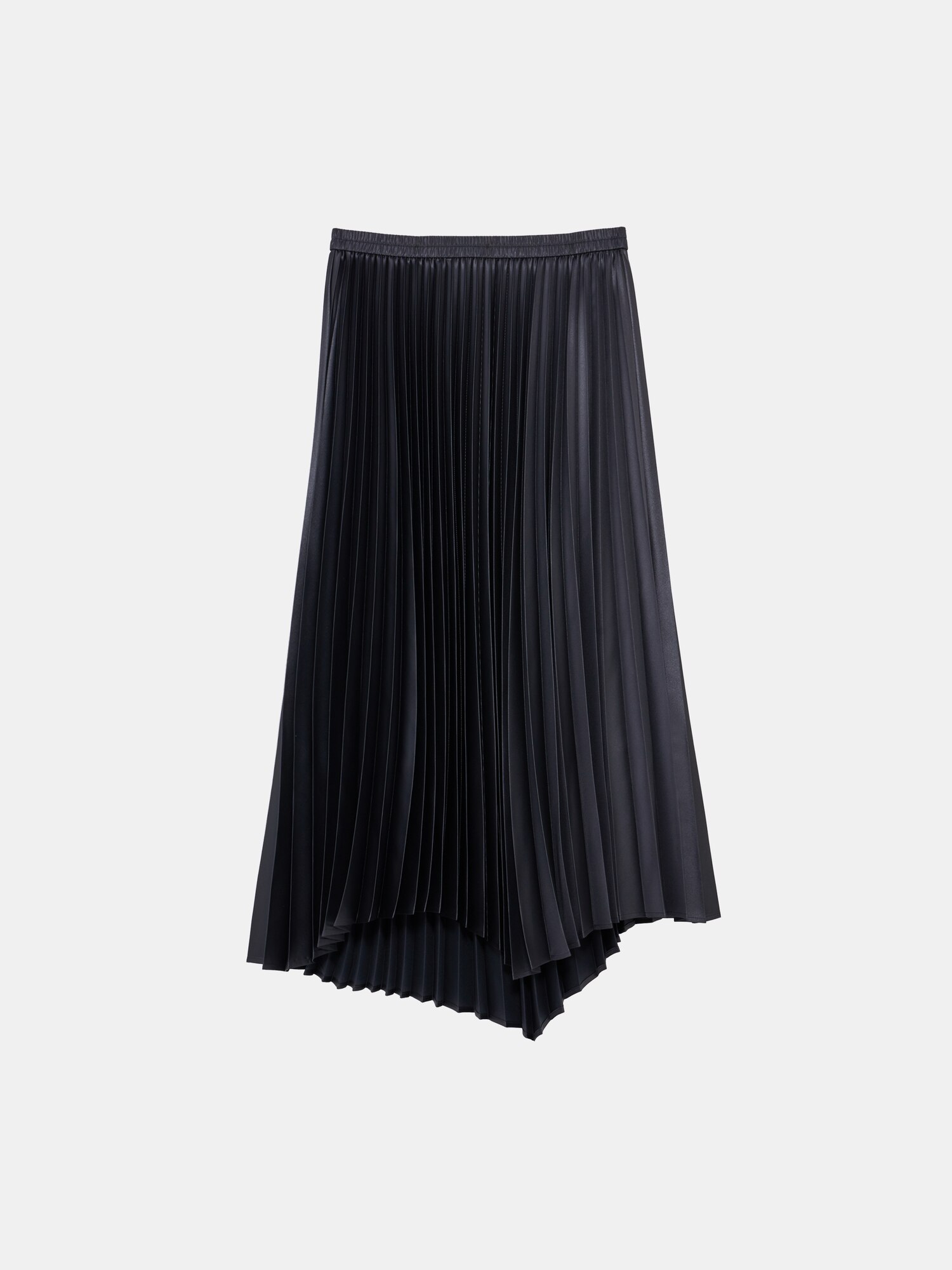 PLST(プラステ)公式 | サテンイレギュラーヘムプリーツスカート