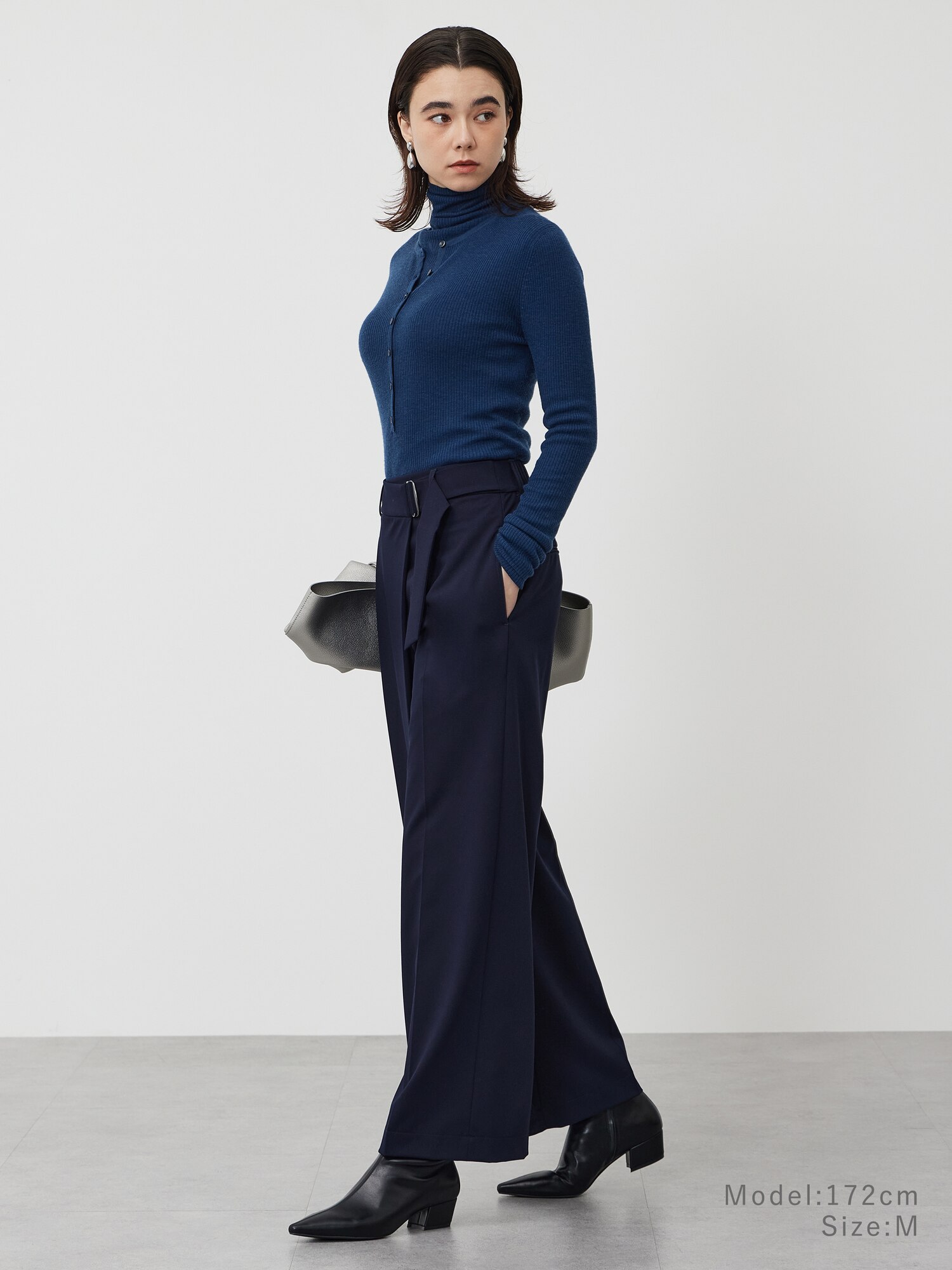 PLST(プラステ)公式 | ストレッチレーヨンラップパンツ