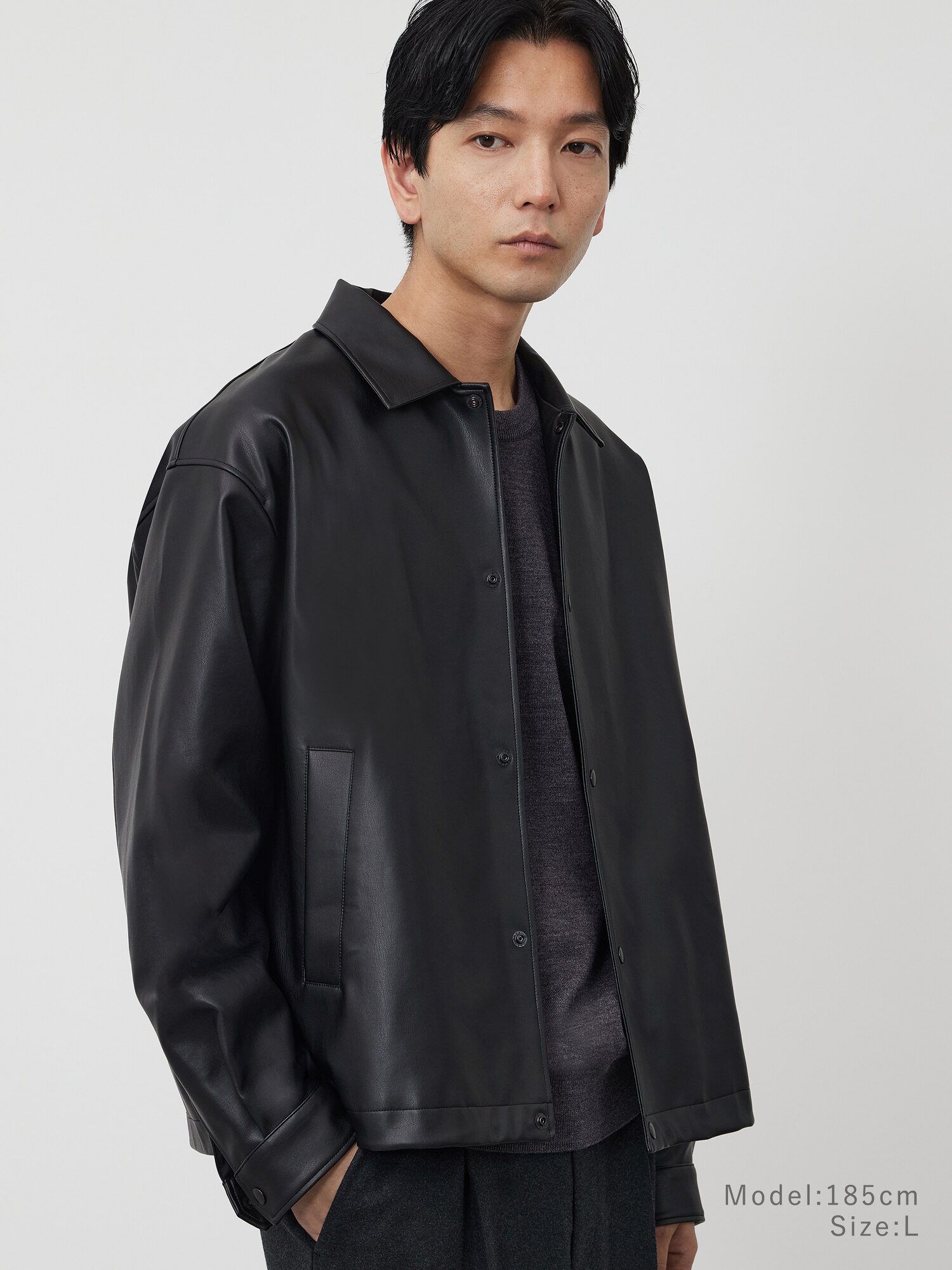 PLST ウォームリザーブジャケット・シャンブレー メンズ上下セット XLサイズ PLST(プラステ)公式 | ウォームリザーブジャケット(シャンブレー)