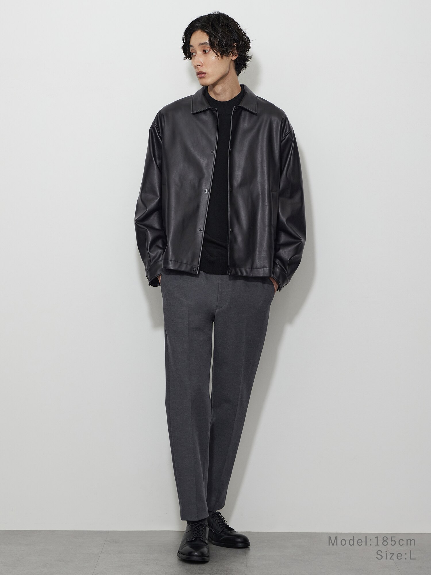 PLST(プラステ)公式 | フェイクレザーコーチジャケット