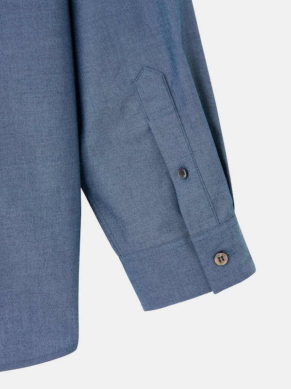 ブロードレギュラーカラーシャツ（シャンブレー）