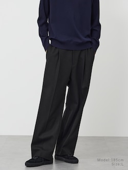 プレシャスニットメルトンワイドパンツ