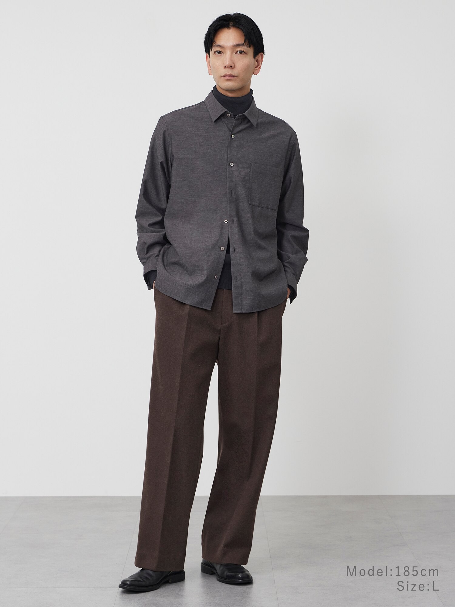 PLST　メンズ　プレシャスニットメルトンジャケット　XLサイズ　グレー PLST メンズ プレシャスニットメルトンジャケット XLサイズ グレー