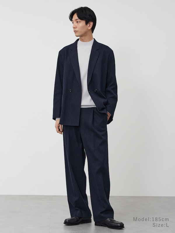 プレシャスニットメルトンワイドパンツ