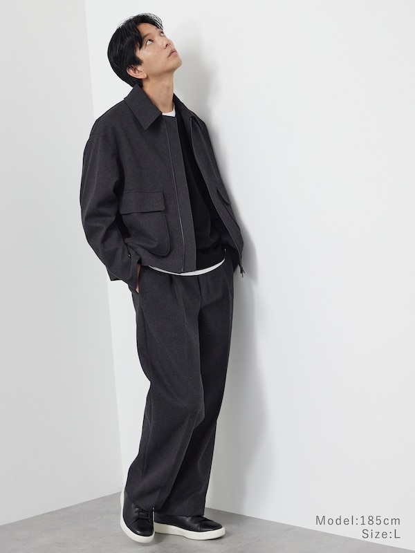 プレシャスニットメルトンワイドパンツ
