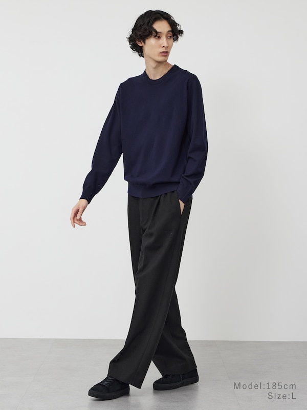 プレシャスニットメルトンワイドパンツ