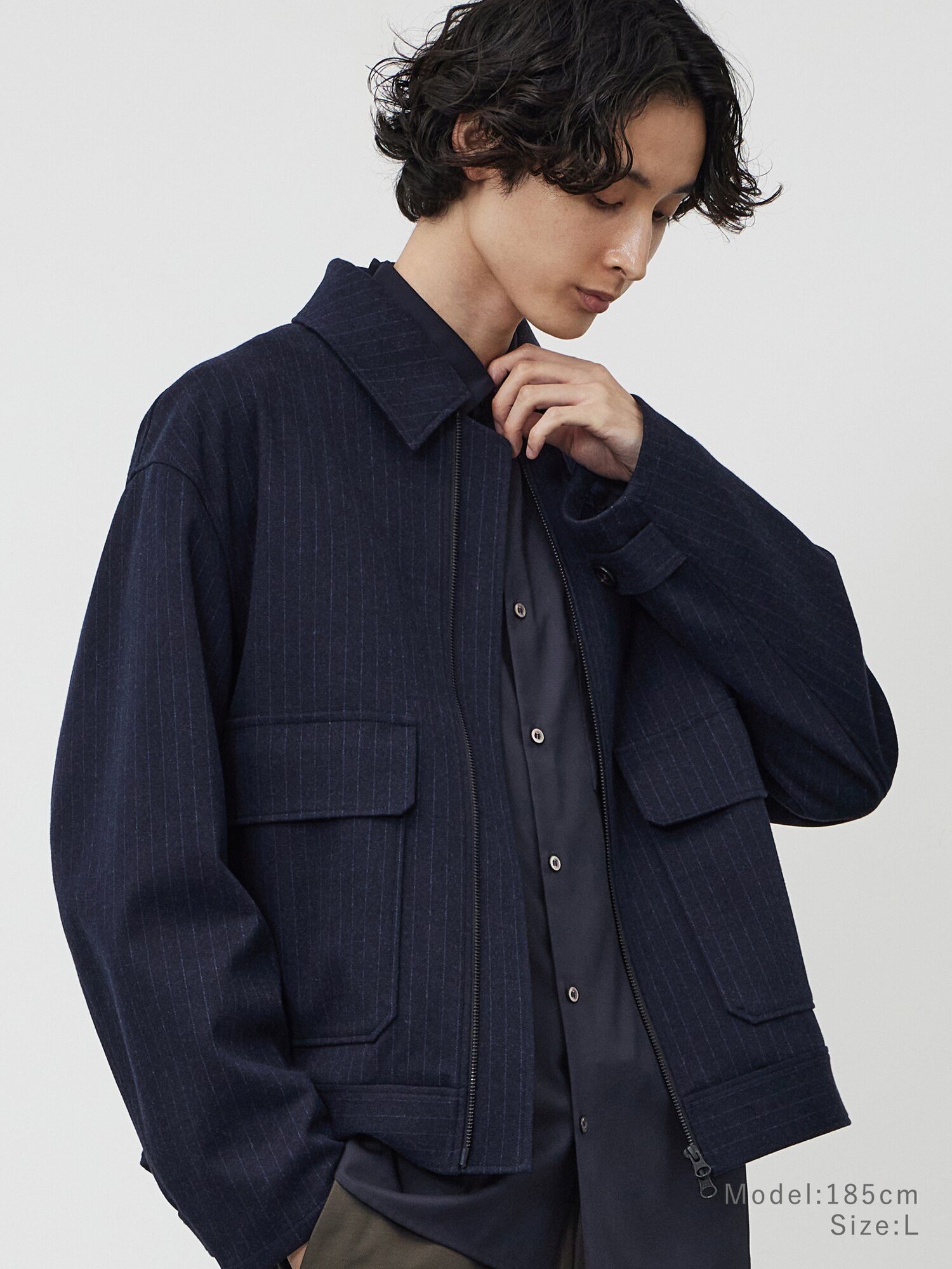 PLST(プラステ)公式 | メンズのプレシャスニットメルトン (ブルゾン)