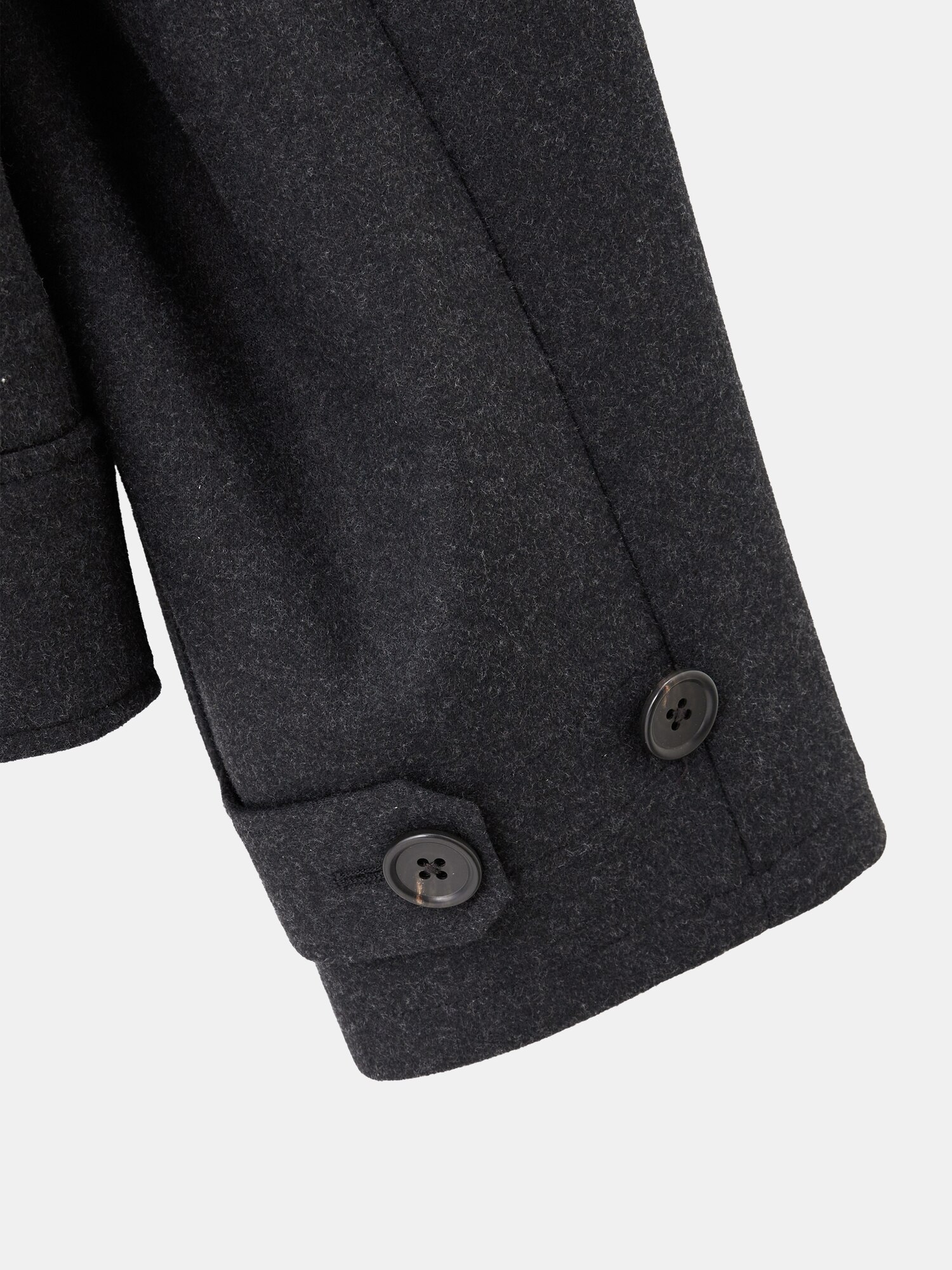 PLST プレシャスニットメルトンスタンドカラーコート（マシンウォッシャブル） PLST プレシャスニットメルトンスタンドカラーコート（マシン